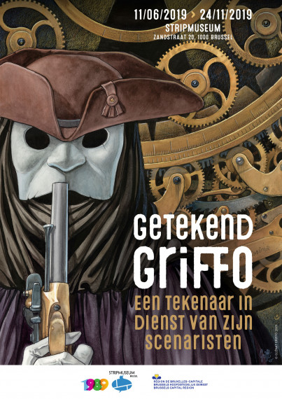 Getekend Griffo - AFFICHE - Een tekenaar in dienst van zijn scenaristen test